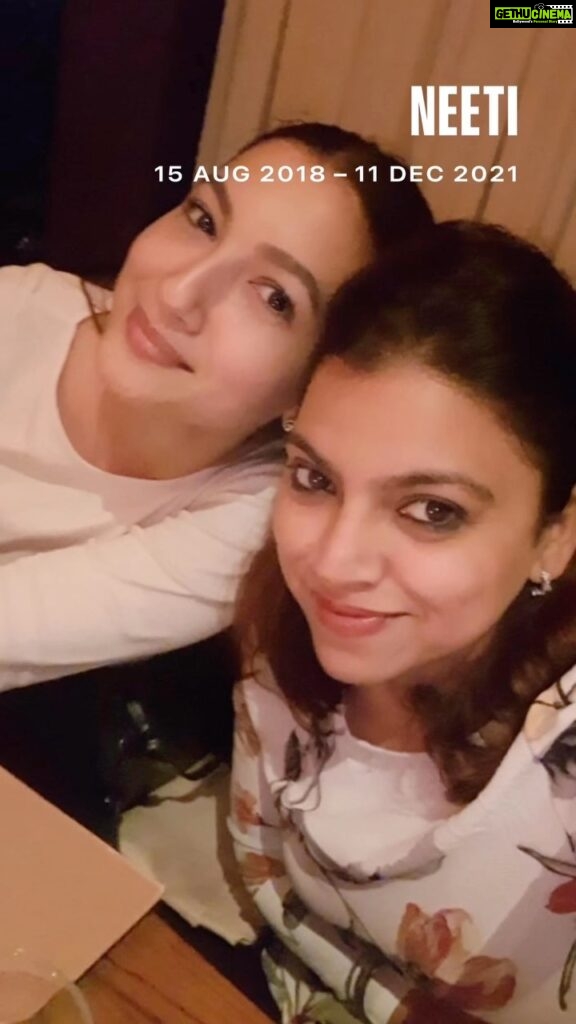 Gauahar Khan Instagram - Neeeetiiiiiiiiiii ,, Happpppppyyyyy birthdayyyyyyyyy , !!!!! Love love love for all the years of madness with you . ❤️😘 you’re extremely intelligent and brutally honest , n that cracks me up the most . You’re a loving sister , ( also her reserve bank of india ) , a caring daughter , an amazing friend , and a chiller … can’t match your early mornings and yoga expertise, but will definitely match the extent of love for life ! Have an amazing year and may allllll your dreams come true 😘🍰 beautiful ! @neeti_simoes #sisterlove #crazytogether #loveyou Mumbai, Maharashtra