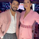 Gauahar Khan Instagram - I’ve always admired @gauaharkhan and the person she’s grown to be, it was quite a moment to finally meet her in person ❤️🥹You’re iconic, G! . Wearing blazer by @karrtikd Pants by @thedashanddot Shirt meri hi hai 100 watt smile courtesy @gauaharkhan