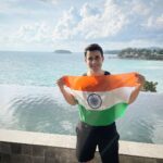 Gautam Rode Instagram - दूसरे देश में हूँ , मगर दिल है हिंदुस्तानी❤️ Happy 75th Independence Day 🇮🇳 Proud to be an Indian 😇😇 The Shore at Katathani
