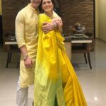 Gautam Rode Instagram – Mr and Mrs Rode ❤️ Happy Diwali 😇