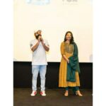 Gayathrie Instagram - #NnaThanCaseKodu was loved and welcomed in Dubai beyond my imagination!! 😍🥰 Still reeling in the happy high! Outfit - @jugalbandhi Deira City Center, Dubai