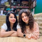 Geetika Mehandru Instagram - ♥️♥️♥️ we have grown together, like… since childhood we were the ones who used to buy similar clothes, shoes, bags, similar hairstyles. Remembering those golden days of our togetherness❤️ #sisters #family #chandigarh #goals CHANDIGARH - The City Beautiful
