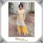 Geetika Mehandru Instagram – The gorgeous, Geetika Mehandru (@geetikamehandru) radiating her mystical aura in our scintillating yellow sharara suit ensemble, embracing a flair of intricate silk embroidery and dreamy amalgamation of stone work based floral motifs, all crafted to perfection.

For queries, reach out to us at worldofumaiza@gmail.com. We are also open to virtual consultation on +91-9967039786.

Love, Team @worldofumaiza. 🤎

#worldofumaiza #umaizabykaynatkhan #designerwear #glamour #elegant #dailywear #punjabisuit #indianwear #ethnicwear #onlinefashion #instafashion #geetikamehandru #jersey #indianwedding #manishmalhotra #anitadongre #onlineshopping #taruntahiliani #silkembroidery #shararasuit #masaba #stonework #mumbai #boutique Mumbai, Maharashtra