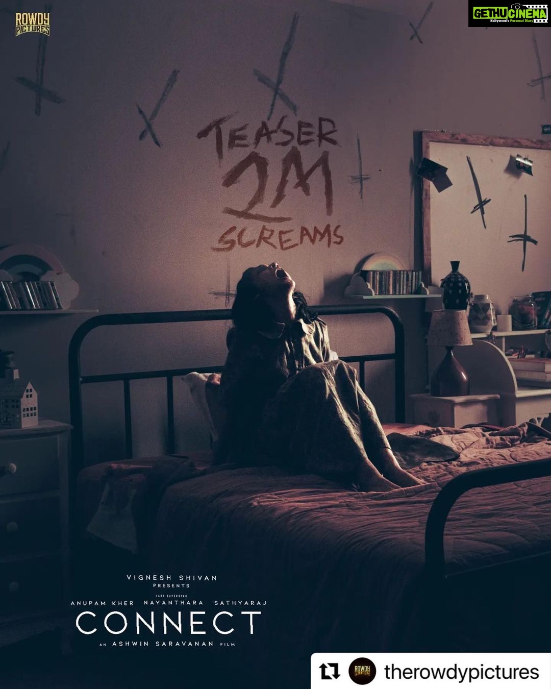 Haniya Nafisa Instagram - #Repost @therowdypictures ・・・ Terrorizing Two million screams for the #ConnectTeaser 💥 @wikkiofficial #Nayanthara @anupampkher #Sathyaraj @vinayrai79 @haniya.oncover @ashwin.saravanan @maayakannadi @prithvi15 @kaavyaramkumar @editorrichardkevin.a @kavitha_j1 @sreeramanakku @sivavaidooran @varshacasts @kabilanchelliah @sibimarappan @guber1989 @kschiraimeettangmail @donechannel1 @promoworksofficial @sync.cinema #Connect