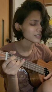 Haniya Nafisa Instagram - This is something different from what I normally do and it was a spontaneous idea to write a few lines to my friend whom I lost last year. Here’s @auroramusic ‘s Runaway with a spin in the lyrics written in Malayalam❤️