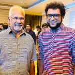 Haricharan Instagram - With the Iconic Film Maker #Maniratnam Sir Have always been a Mad Fan of yours. His Movies have also Churned such Great music for all of us over so many Decades. Can’t wait for PS2 sir!