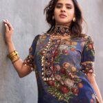 Hebah Patel Instagram – 👗: @gazalguptacouture X @gladucamepr @officialanahita 💄: @emraanartistry 📸: @kalyanyasaswi Hyderabad
