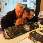 Isha Sharvani Instagram - collaboratively making art with the family at MAARAKOOL @140 Perth It’s on till the 5th of August❤️ Thanks to @artifyconsulting and talented artist Kambarni for this experience 🙏🏾💐🙏🏾