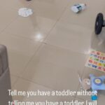 Ishaara Nair Instagram - Calm down bruh 🤯 Am so done with this 😭😭 #toddlerlife #toddlermess #messyhome #babycalmdown #neverclean