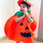 Ishaara Nair Instagram – Happy Halloween Guys ❤️🤗 this guy is a Halloween guy for sure. The only stuff we watches on tv are cartoons related to Halloween 🤣🤣❤️ we couldn’t wait for this day to come so that we could dress him up. His happiness is seen on his face 🤣🤣👻