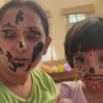 Ishika Singh Instagram – Tiger and cat 🐱🤭#reels #reelsinstagram #reelitfeelit #reelsvideo #reelkarofeelkaro #motherlove #motherdaughter #motherhood #motherhoodunplugged #momlife #momanddaughter #toddleractivities #toddlermom #toddlermomlife #facepaintingkids #facepaint