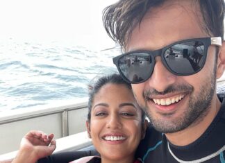 Ishita Dutta Instagram - Happy Anniversary my boo ❤️ Thanku for being my strength…Thanku for always being there… Thanku for always making me laugh..Thanku for being you ❤️ Sometimes I am like Thankgod we met ❤️ @vatsalsheth 🧿