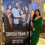 Ishita Dutta Instagram - #Drishyam2 premier ❤️ Loving the response Thanku for all the wishes and love cannot wait for each and everyone of you to watch it.
