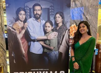 Ishita Dutta Instagram - #Drishyam2 premier ❤️ Loving the response Thanku for all the wishes and love cannot wait for each and everyone of you to watch it.