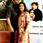 Jackie Shroff Instagram – Great start of a Sunday with my first leading lady, the ever graceful @meenakshiseshadriofficial ji for a Rotary function at Chandkhed