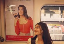 Jacqueline Fernandez Instagram - Today for @goldmedalindia at Mumbai Metro!! ⭐️