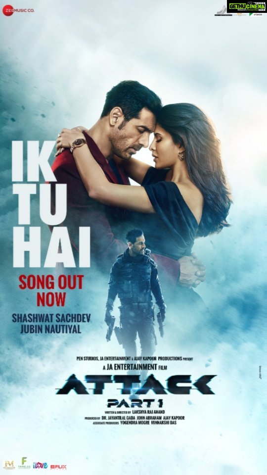 John Abraham Instagram - A promise to stay together, forever and always ❤️ #IkTuHai song out now: link in bio. #Attack - Part 1 releasing in cinemas worldwide on 1.04.22 @lakshyarajanand @rakulpreet @jacquelinef143 #RatnaPathakShah @joinprakashraj @jayantilalgadaofficial @ajay_kapoor_ @yogendramogre @minnakshidas @sumit_batheja @thevishalkapoor @shashwatology @jubin_nautiyal @kumaarofficial @vijayganguly @penmovies @johnabrahament @ajaykapoorproductions @zeemusiccompany @moviegoers_entertainment