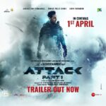 John Abraham Instagram - INDIA’S FIRST SUPER SOLDIER is here to save the nation! 🔥 #ATTACKtrailer out now: link in bio #Attack - Part 1 releasing in cinemas worldwide on 1.04.22 @lakshyarajanand @rakulpreet @jacquelinef143 #RatnaPathakShah @joinprakashraj @jayantilalgadaofficial @ajay_kapoor_ @yogendramogre @minnakshidas @sumit_batheja @thevishalkapoor @shashwatology @penmovies @johnabrahament @ajaykapoorproductions @zeemusiccompany @moviegoers_entertainment
