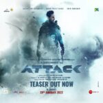 John Abraham Instagram - Get ready to witness the making of India's first super-soldier! 🔥 Teaser out now. #Attack releasing in cinemas worldwide on Jan 28. @lakshyarajanand @rakulpreet @jacquelinef143 #RatnaPathakShah @joinprakashraj @jayantilalgadaofficial @ajay_kapoor_ @yogendramogre @minnakshidas @sumit_batheja @thevishalkapoor @shashwatology @penmovies @johnabrahament @ajaykapoorproductions @zeemusiccompany