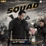 John Abraham Instagram - All the very best to my friend @theonlynylosahay & @rinzingd for their upcoming movie “SQUAD” . Trailer releasing on 1st Nov 2021 . Watch it !!