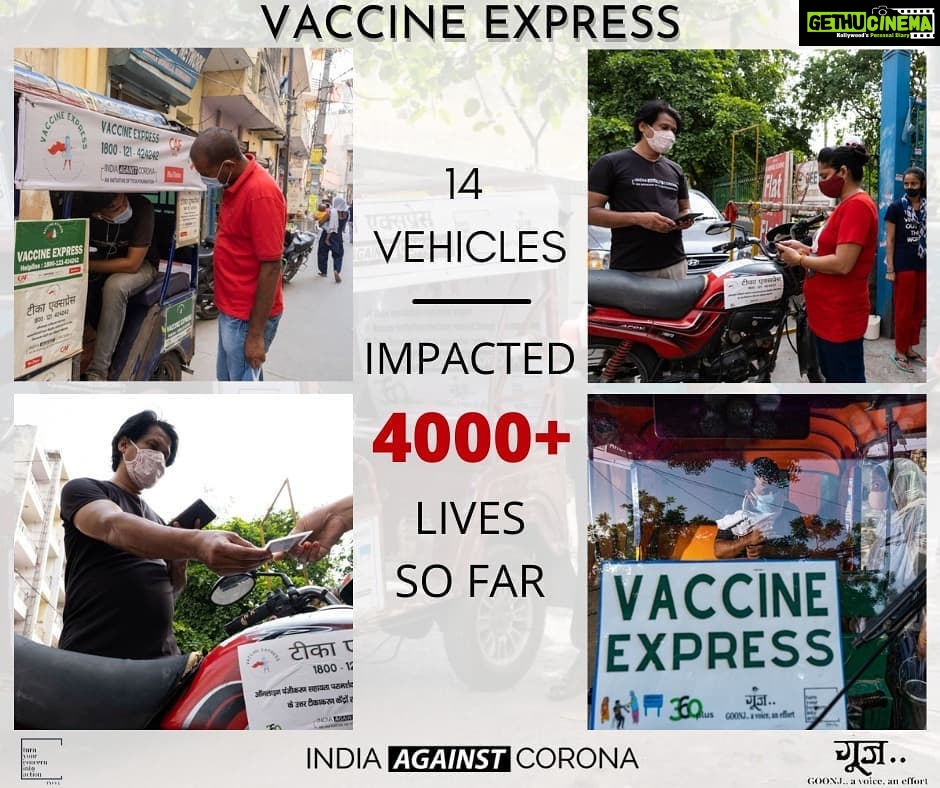 John Abraham Instagram - @tyciafoundation has launched a new initiative- #VaccineExpress The aim is for frontliners, masked and sanitized, to drive from home-to-home in communities, registering as many individuals for the vaccine as possible and helping to clarify any queries or hesitations regarding the same. Each modified transportation vehicle is outfitted with a tablet each, and has the capacity to register up to 50 individuals a day for the vaccine. Currently, there are 14 vehicles running daily in New Delhi, Gururgram and Faizabad, UP, which have registered 4000+ individuals for vaccination so far. Head to @tyciafoundation to learn more about the initiative. Get the jab and spread the word. #IndiaAgainstCorona #covidresources #COVID19 #covidvacccine #ᴠᴀᴄᴄɪɴᴇssᴀᴠᴇʟɪᴠᴇs #coronaindia #coronaviruspandemic