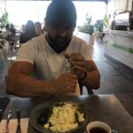 John Abraham Instagram – Crushing these eggs!! 🍳#protein #startyourdayright #getit