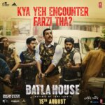 John Abraham Instagram - One man made a decision, the nation made its accusations. Thus began a trial like no other. Now watch the truth of #BatlaHouse. #BatlaHouseTrailerOn10thJuly @mrunalofficial2016 @ravikishann @nikkhiladvani @writish1 @tseries.official @its_bhushankumar @divyakhoslakumar #KrishanKumar @emmayentertainment @onlyemmay @madhubhojwani @johnabrahament @bakemycakefilms @sandeep_leyzell @shobhnayadav @panorama_studios