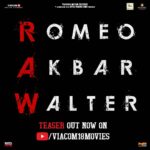 John Abraham Instagram – As we celebrate our nation’s 70th Republic Day, let’s remember those who have lived and died to protect our freedom. Presenting the teaser of ‘Romeo Akbar Walter’. #RAW based on the true story of a patriot in cinemas on April 12th. Jai Hind! #RAWTeaser (Teaser link in bio)

@imouniroy @apnabhidu @sikandarkher @RomeoAkbarWaltr @viacom18motionpictures @kytaproductions @vafilmcompany @redice_films @timesmusichub #AjitAndhare @ajay_kapoor_ #DheerajWadhwan @vanessabwalia