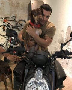 John Abraham Instagram - My Bailey, my bike... my sanity.