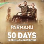 John Abraham Instagram – #Parmanu crosses 50 days at the cinemas! Warmest thanks to all who made us stand strong throughout till date.

@dianapenty @boman_irani @zeestudiosofficial @kytaproductions @poojafilms @officialreena1999