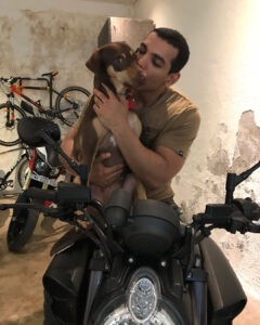 John Abraham Instagram - My Bailey, my bike... my sanity.