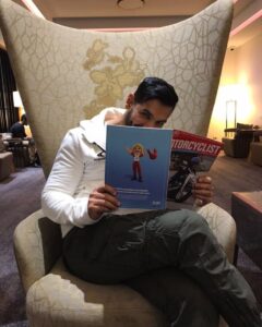 John Abraham Instagram - My favourite kind of reading 😉🏍
.
.
.
.
.
.
#motorcycles #bikes #motorcyclist #ride #reading #downtime #bikers #ja #jaentertainment #johnabraham