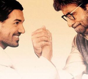 John Abraham Instagram - To the man who held my hand when I started my career. I will always stand by you.. Happy Birthday Sir. . . . . . #amitabhbachan #happy75thbirthdayabsir