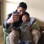 John Abraham Instagram - This is the kind of selfie I don't mind!! Say hello to my little friend!!