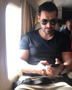 John Abraham Instagram - On my way back to Mumbai from the beautiful Arunachal Pradesh . Sitting in the Skyone chopper MI 172 . Russian made . Dual engine .Super safe in the hills !!!