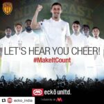 John Abraham Instagram - Cheer for my team @northeastunitedfc. Send in your wishes with #MakeItCount and tagging @Ecko_India. Make us win!