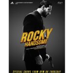 John Abraham Instagram - #RockyHandsome in select cinemas on Thursday 6pm