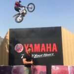 John Abraham Instagram – At the auto expo with yamaha!So proud to be the face of Yamaha !Had a great time watching bikes fly! #live to ride