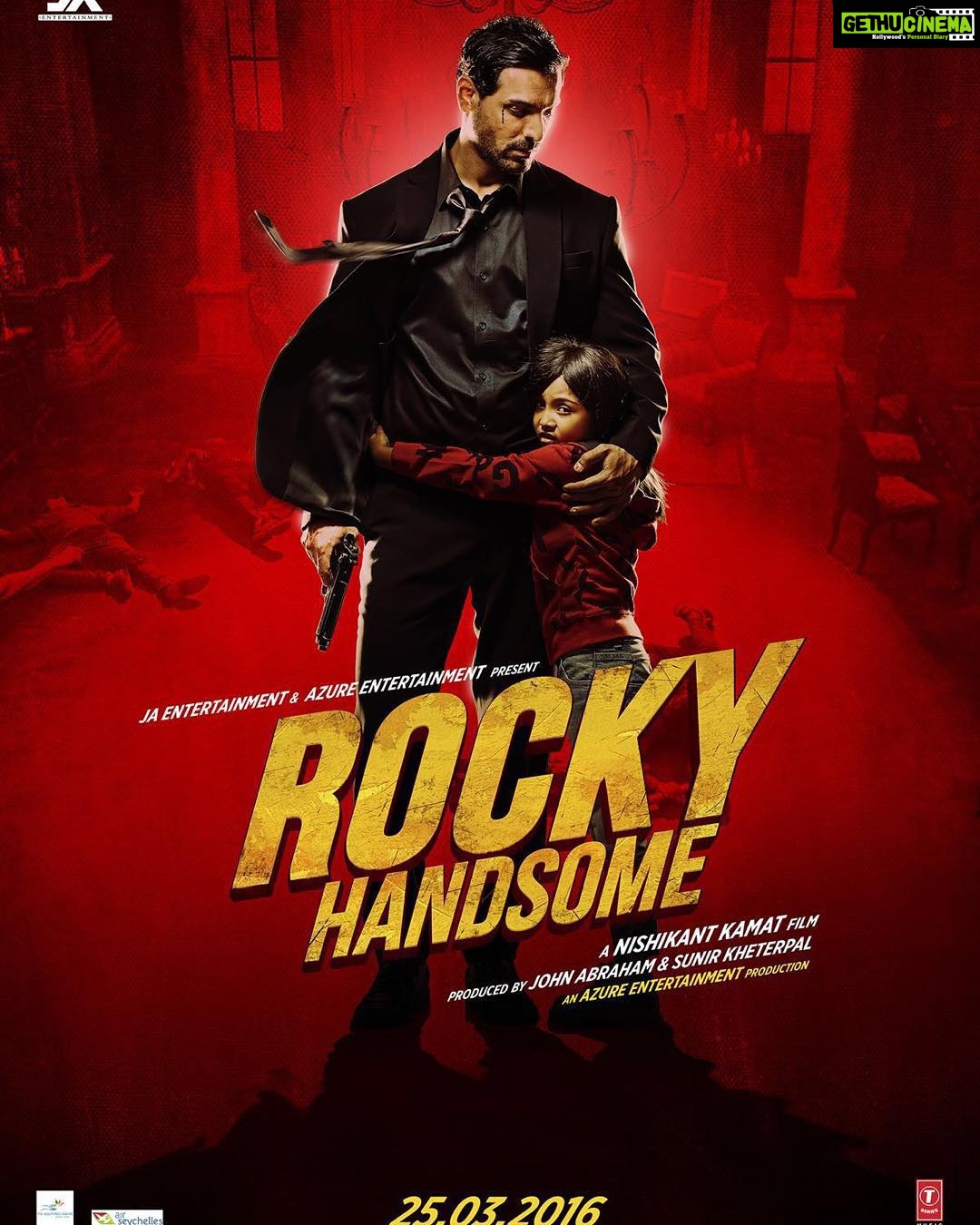 John Abraham Instagram - Get a customised poster of Rocky Handsome!!! Just tweet with #RockyHandsome and it can be yours! #Action #Emotion #Protector