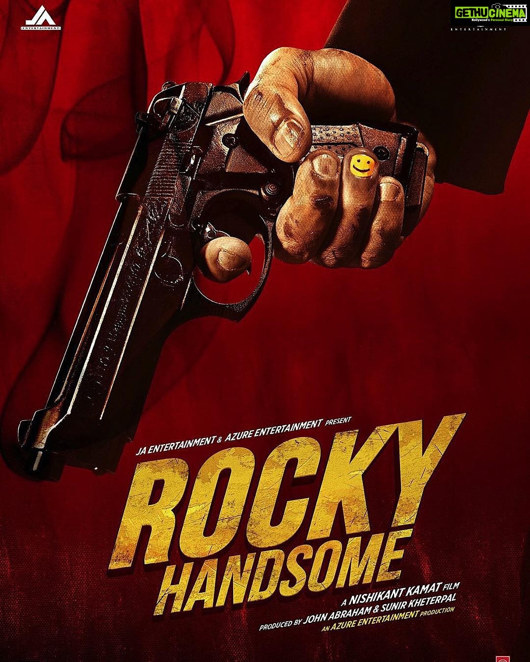 John Abraham Instagram - The first teaser poster !!! #Rockyhandsome #action #emotion