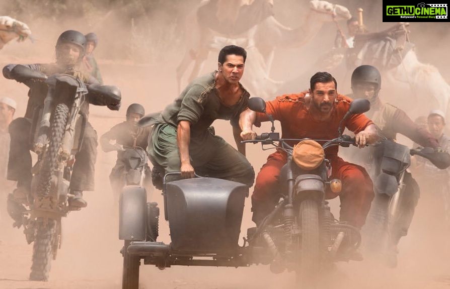 John Abraham Instagram - Introducing Kabir and Junaid. Get ready to #DISHOOM on July 29th 2016. #dhawanandabraham #buddycops #letsdishoom👊
