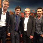 John Abraham Instagram - With Peter Crouch and Mikael Silvestre #sonysix #caferio