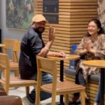 Kalidas Jayaram Instagram - Mani Pasikudhu mani Starbucks Chennai
