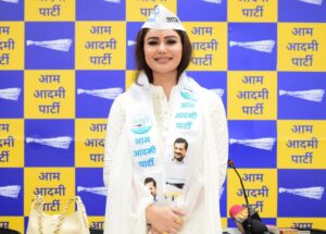Kangna Sharma Instagram - Thanku Everyone For the Love and Support Of All And I wish To be Blessed For This New Journey With The same .
@arvindkejriwal @drsushilkrgupta @aamaadmiparty @aamaadmipartyharyana__
