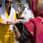 Kangna Sharma Instagram - Hunger is a real life Pandemic but I’m thankful to almighty to “ bless me to serve few People “ on My Birthday Today & I wish Everyone of us can share 1 Single Day to serve not many but few at least .