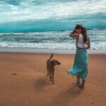 Karishma Sharma Instagram - We dream in colors borrowed from the sea. Outfit by @thelabel.jenn