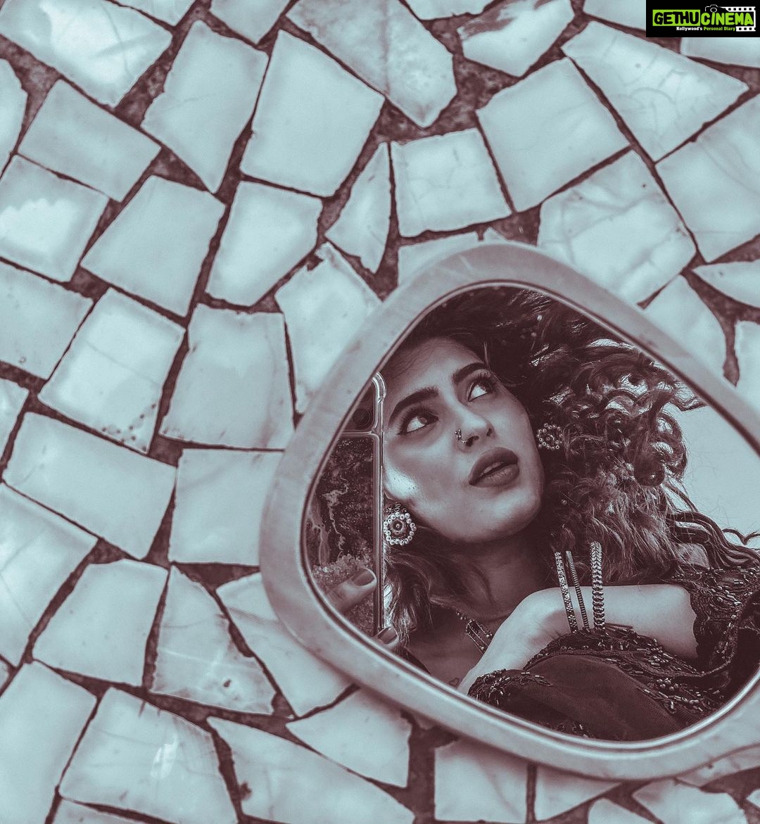 Karishma Sharma Instagram - Infinitesimal being drunk on the great starry void,image of mystery, urge to be a pure part of the abyss. FaceTime shoot by @aishwarya_nayak_photography