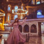 Karishma Sharma Instagram - This universe is not outside of you. Look inside of yourself; everything you want, you already have. Happy Valentine’s Day 💜💜 . Shot by @istanbulphotosession Outfit by @868official @fitzupofficial @turkeytourismin @goturkey Hagia Sophia
