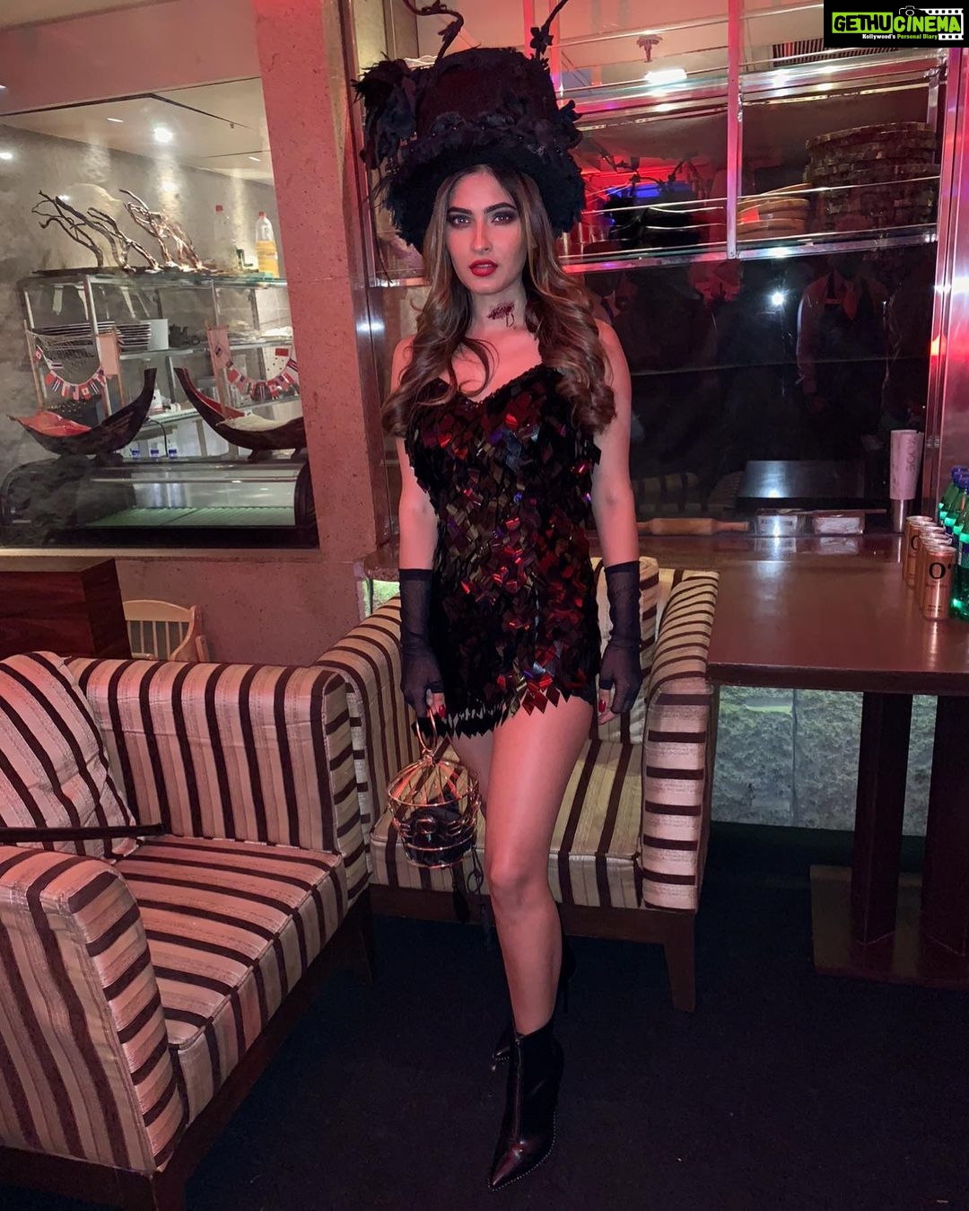 Karishma Sharma Instagram - Throwback to my Halloween night last night. Miss you my partner in crime @sahilgsalathia Riskeksh
