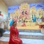 Karishma Sharma Instagram – Goodness always triumphs over evil! May Maa Durga give you the power and strength to fight all the negativity! Durga Pujo Shubhecha! 🤗🙏

Outfit @monishajaising